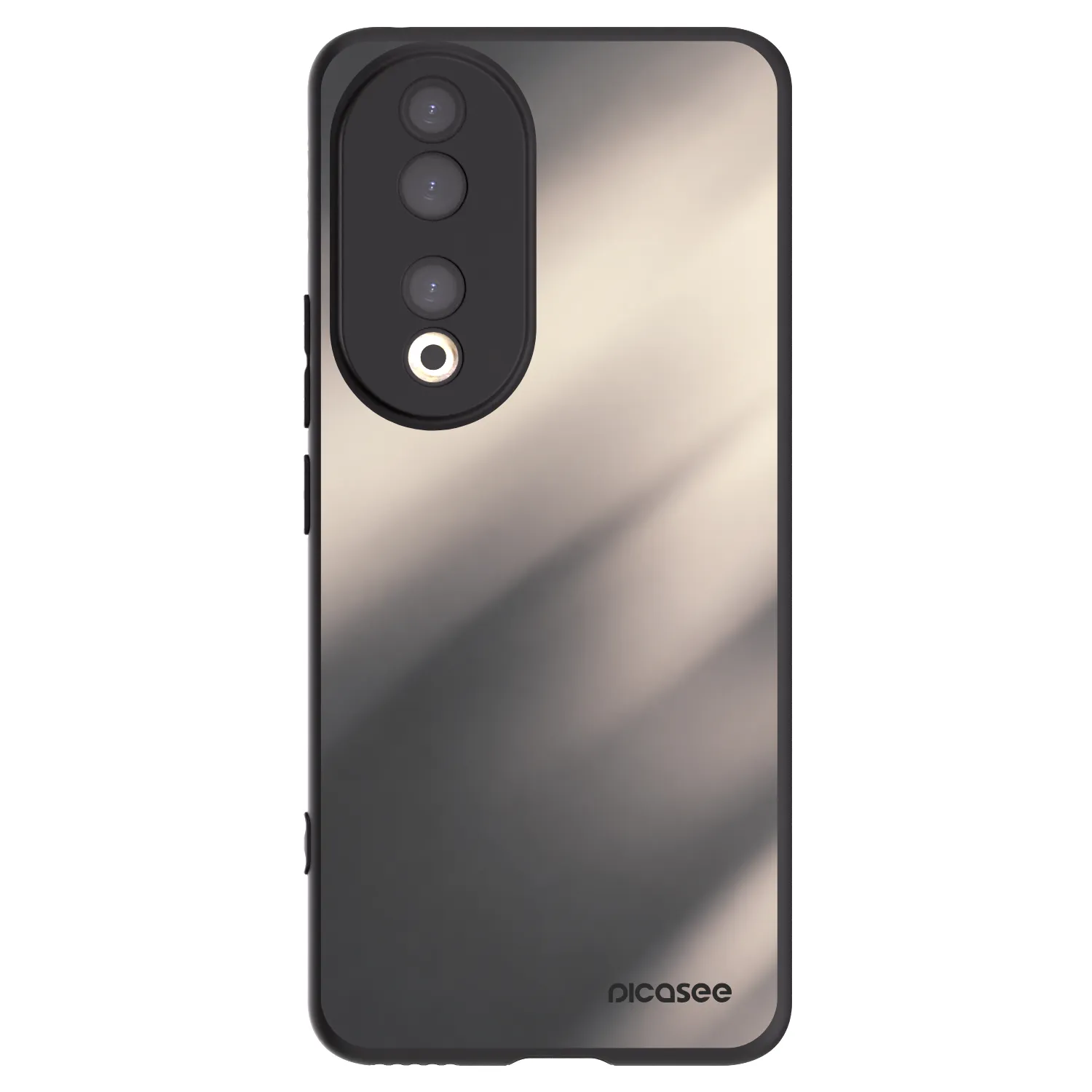 Picasee Μαύρη θήκη σιλικόνης για Honor 90 5G - Smoky Beige