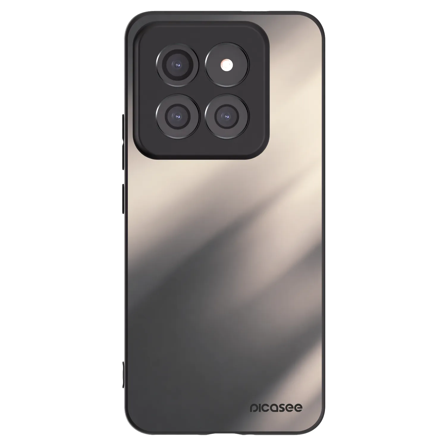 Picasee Μαύρη θήκη σιλικόνης για Xiaomi 14 Pro - Smoky Beige