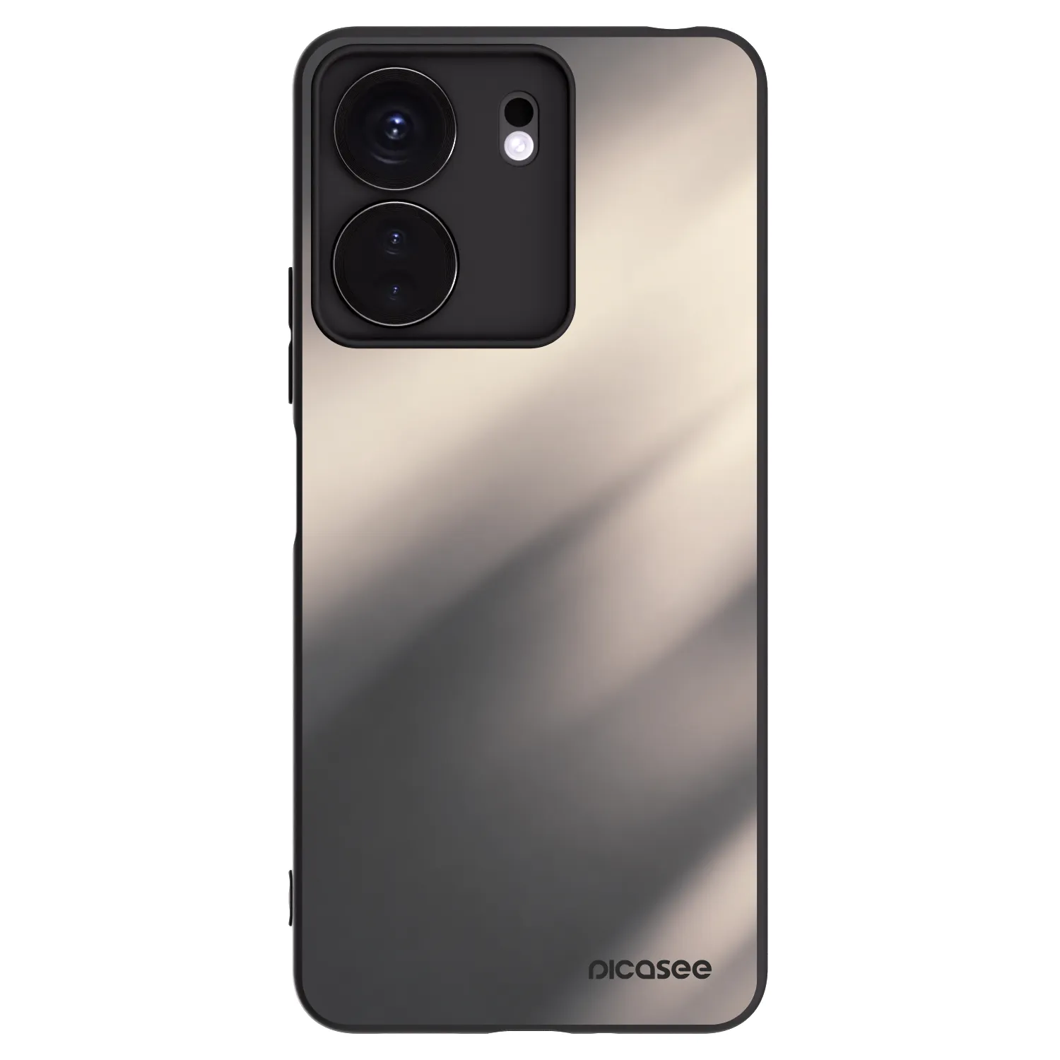 Picasee Μαύρη θήκη σιλικόνης για Xiaomi Redmi 13C 4G - Smoky Beige