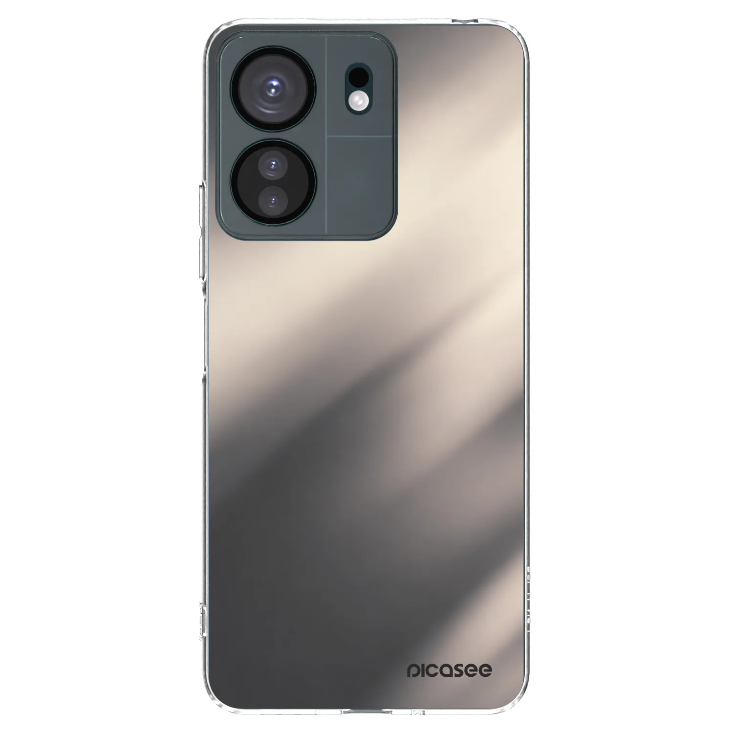 Picasee διαφανής θήκη σιλικόνης Xiaomi Redmi 13C 4G - Smoky Beige