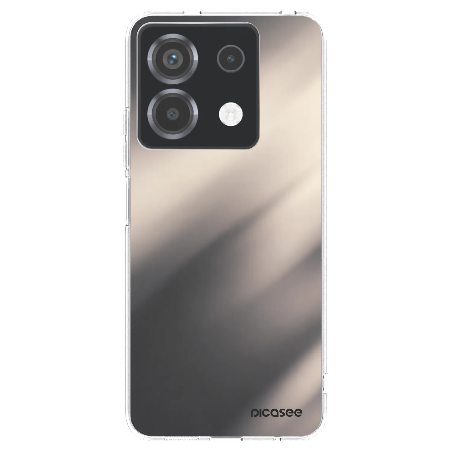Picasee διαφανής θήκη σιλικόνης Xiaomi Poco X6 - Smoky Beige