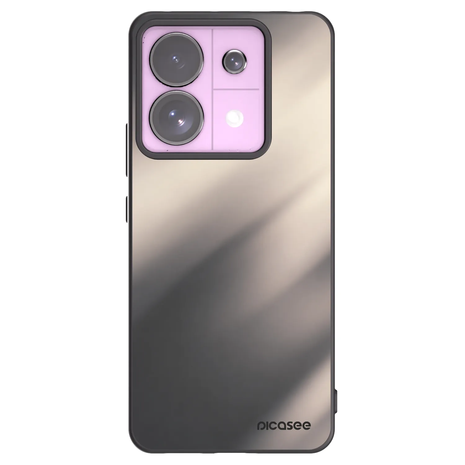 Picasee Μαύρη θήκη σιλικόνης για Xiaomi Redmi Note 13 Pro 5G - Smoky Beige