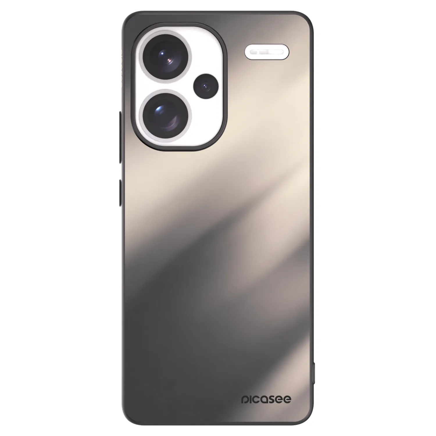 Picasee Μαύρη θήκη σιλικόνης για Xiaomi Redmi Note 13 Pro+ 5G - Smoky Beige