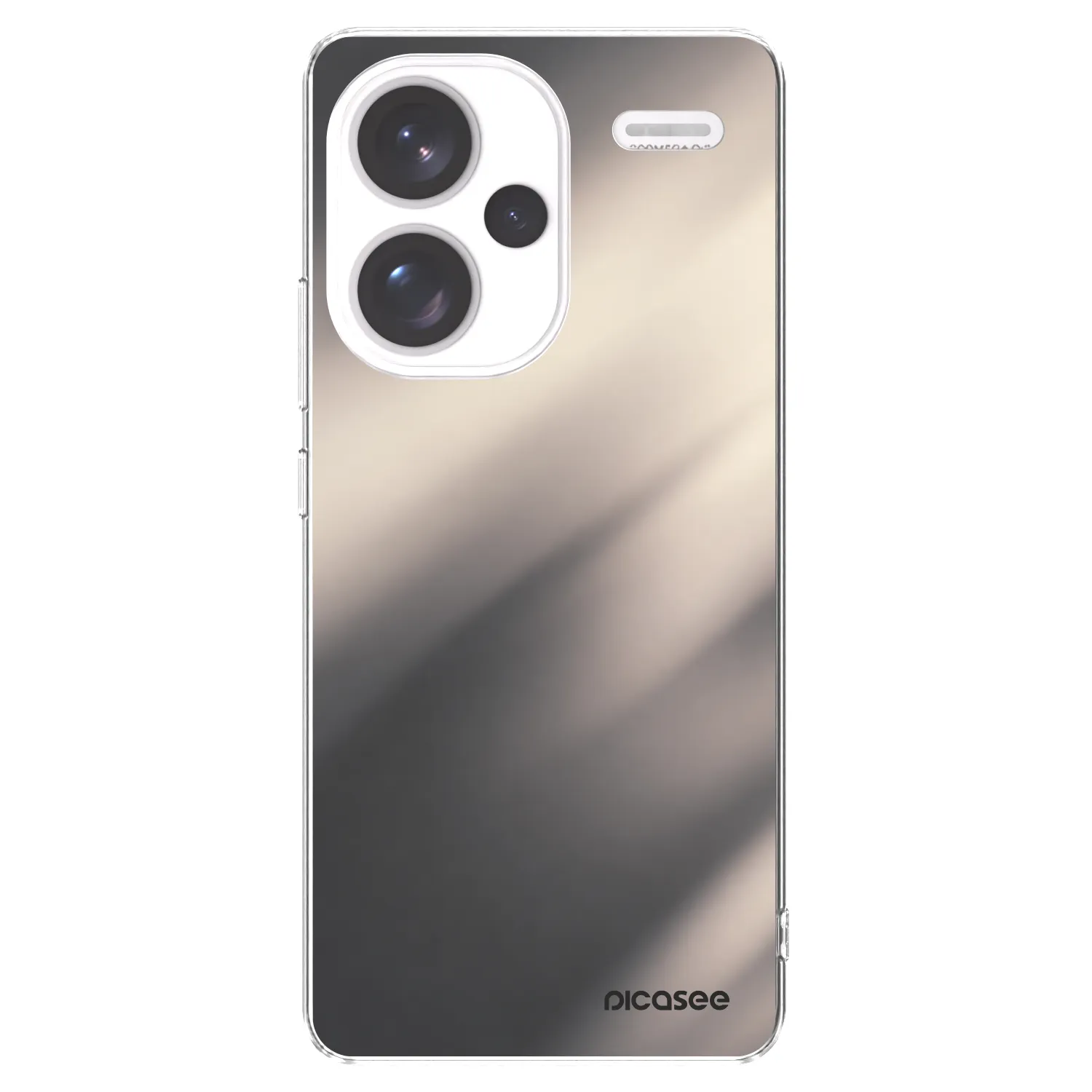 Picasee διαφανής θήκη σιλικόνης Xiaomi Redmi Note 13 Pro+ 5G - Smoky Beige