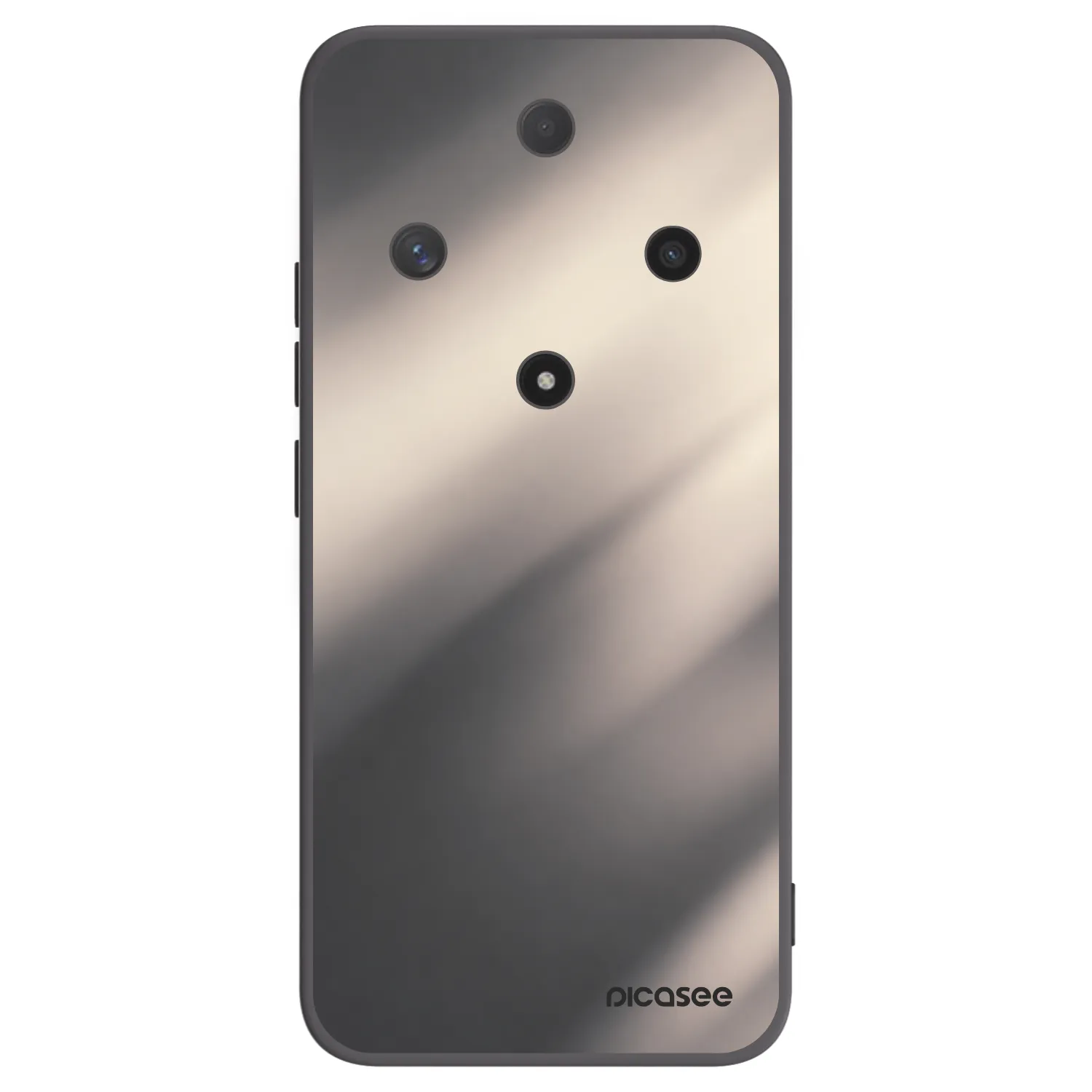 Picasee Μαύρη θήκη σιλικόνης για Honor Magic6 Lite 5G - Smoky Beige
