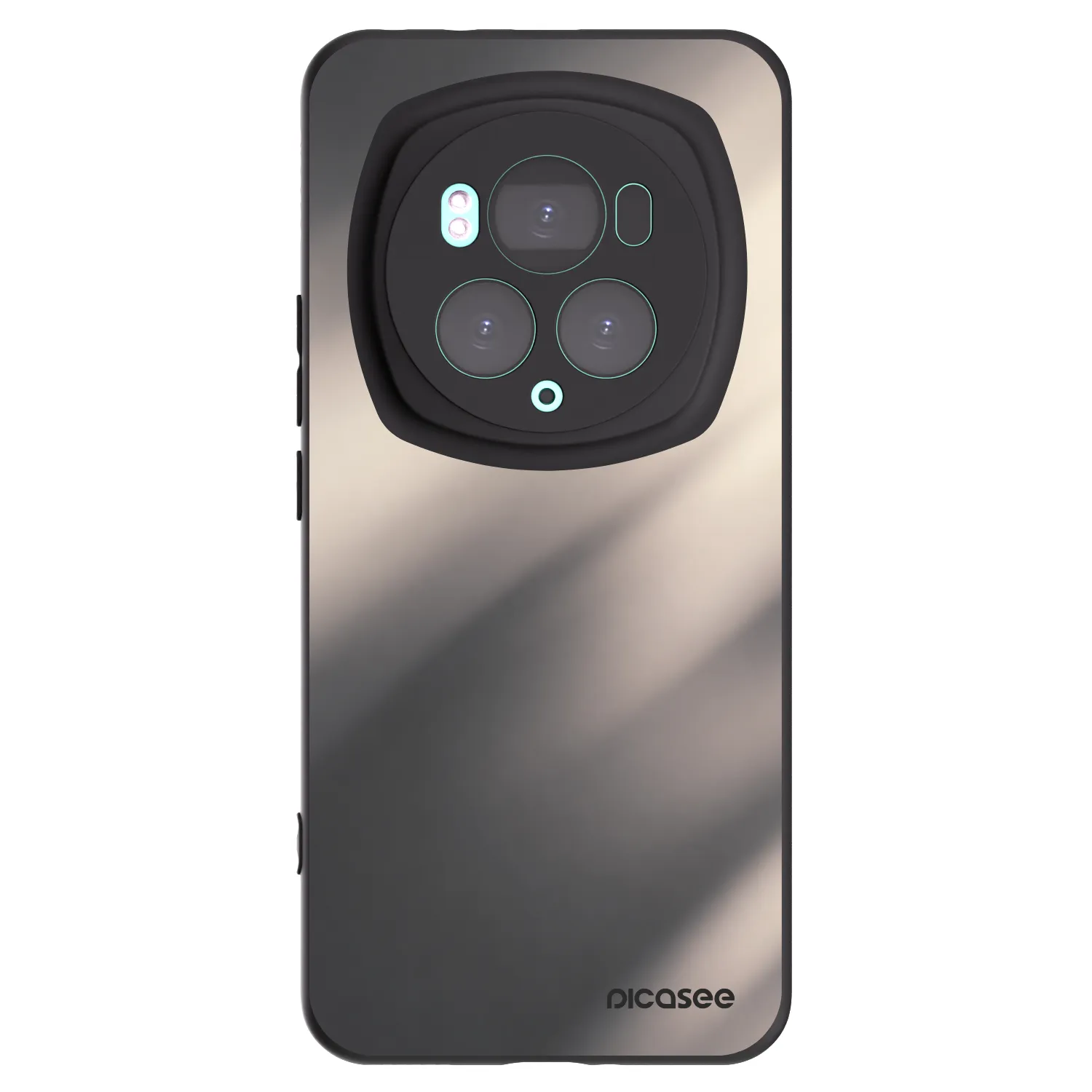 Picasee Μαύρη θήκη σιλικόνης για Honor Magic6 Pro - Smoky Beige