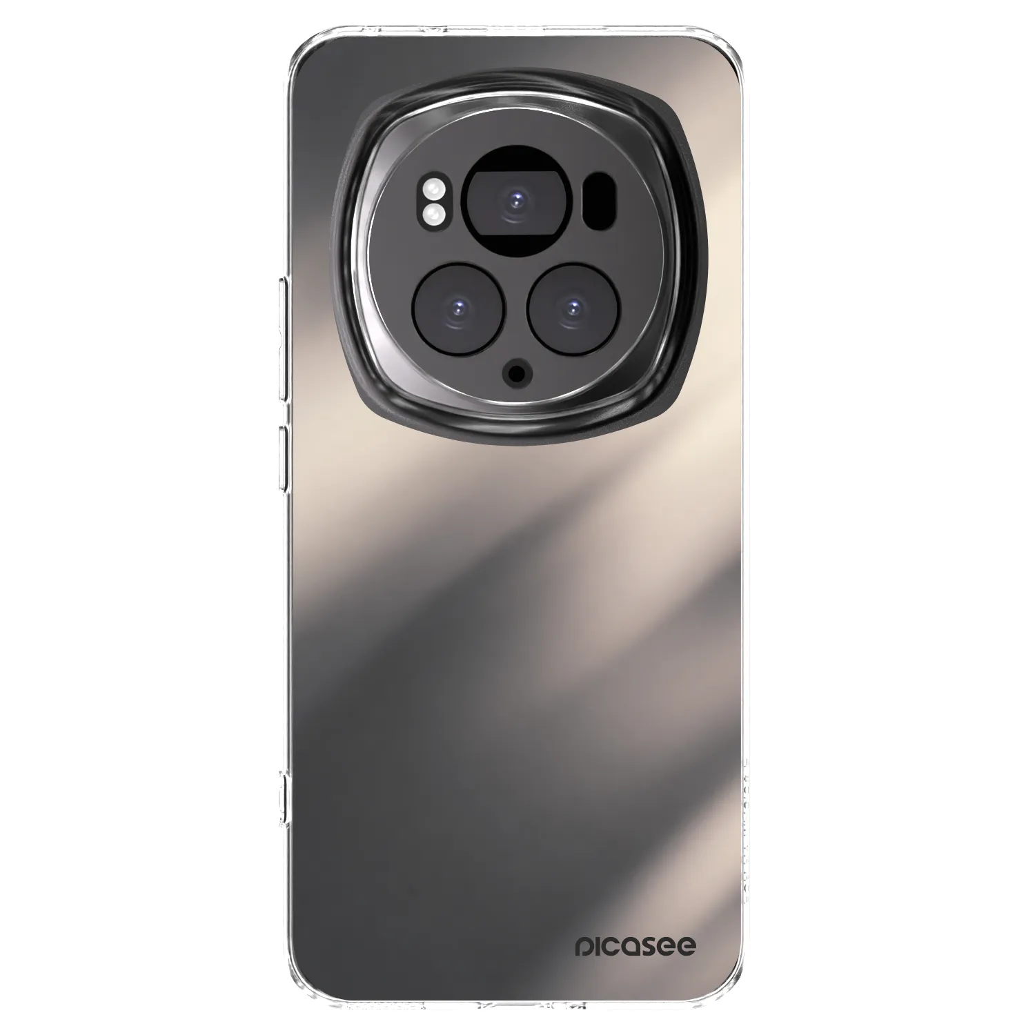 Picasee διαφανής θήκη σιλικόνης Honor Magic6 Pro - Smoky Beige