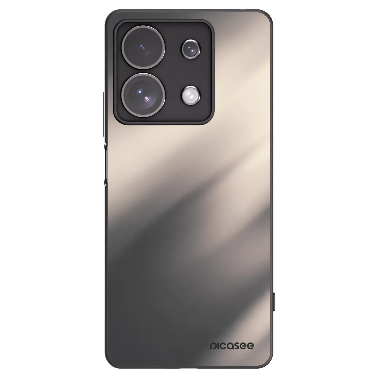 Picasee Μαύρη θήκη σιλικόνης για Xiaomi Redmi Note 13 Pro 4G - Smoky Beige