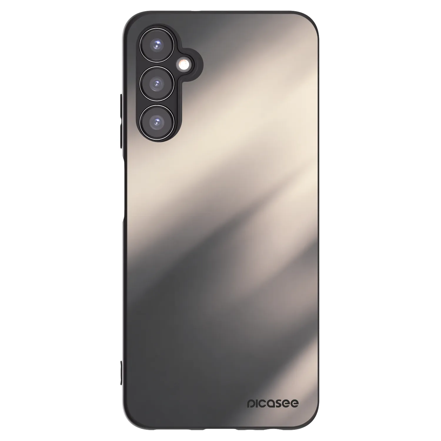 Picasee Μαύρη θήκη σιλικόνης για Samsung Galaxy A05s A057G - Smoky Beige
