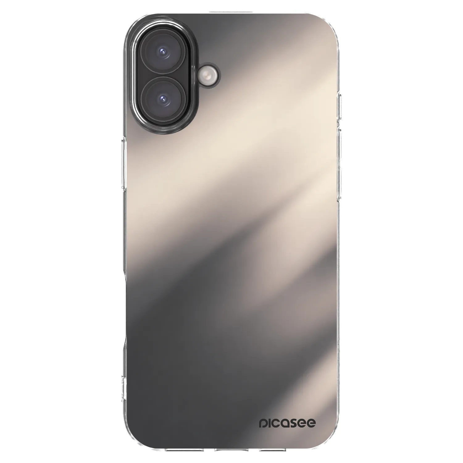 Picasee διαφανής θήκη σιλικόνης Apple iPhone 16 Plus - Smoky Beige