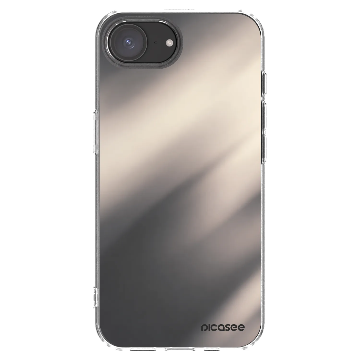 Picasee διαφανής θήκη σιλικόνης Apple iPhone 16e - Smoky Beige