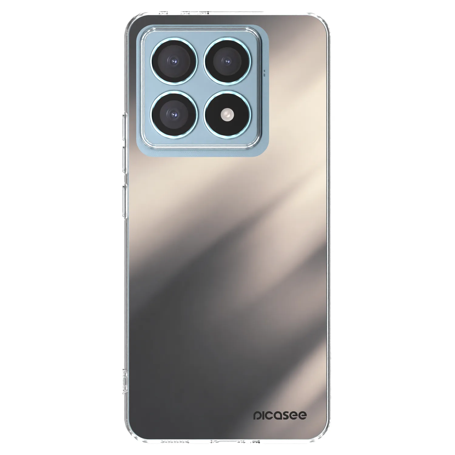 Picasee διαφανής θήκη σιλικόνης Xiaomi 14T Pro - Smoky Beige