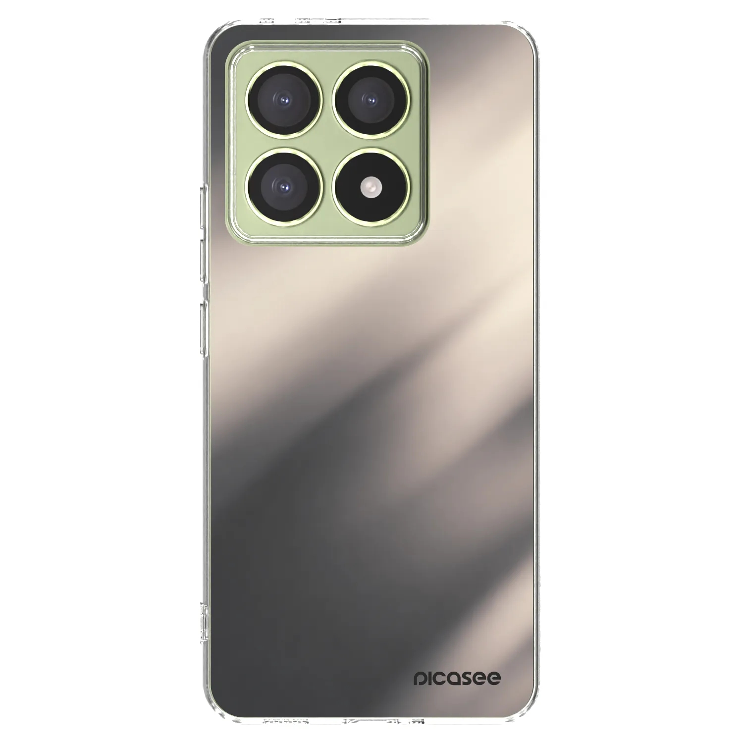 Picasee διαφανής θήκη σιλικόνης Xiaomi 14T - Smoky Beige