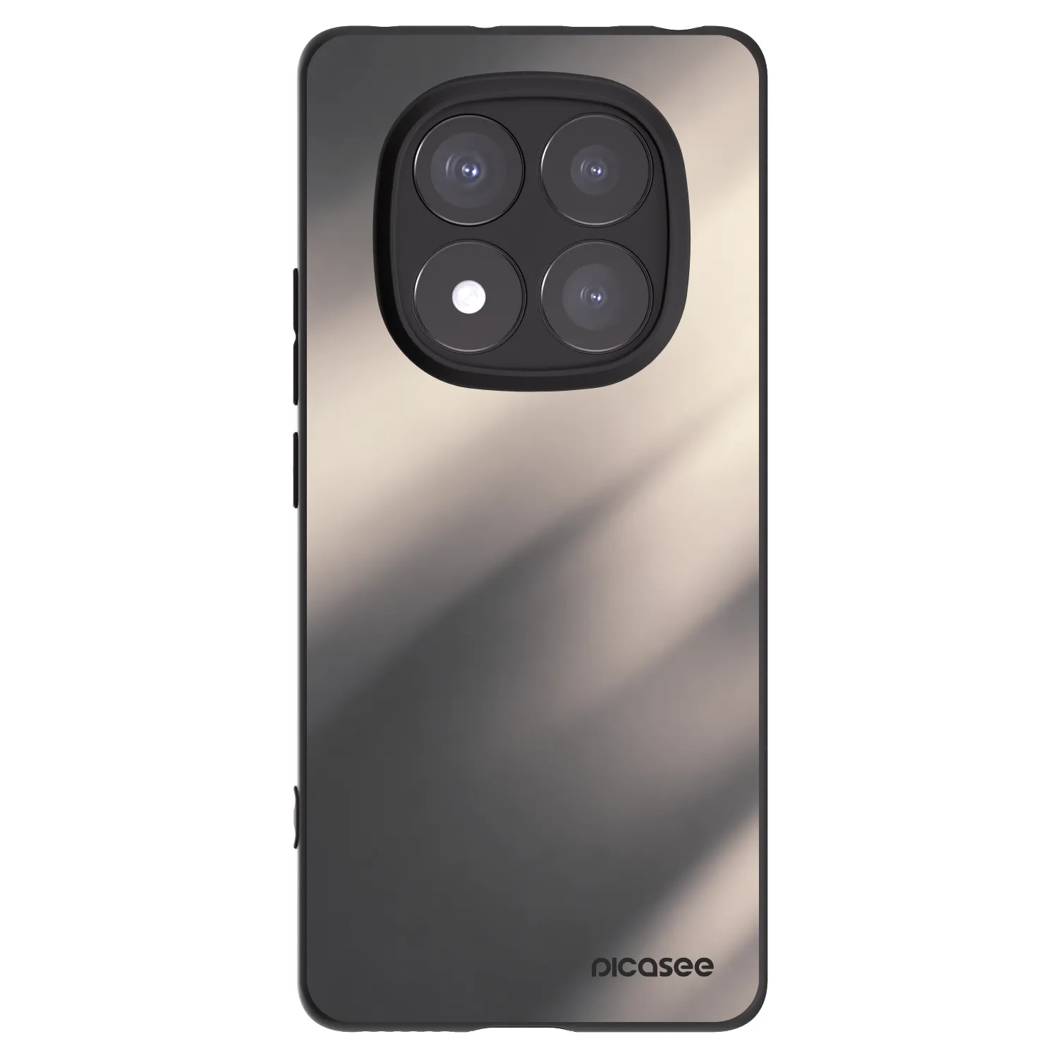 Picasee Μαύρη θήκη σιλικόνης για Xiaomi Redmi Note 14 Pro+ 5G - Smoky Beige