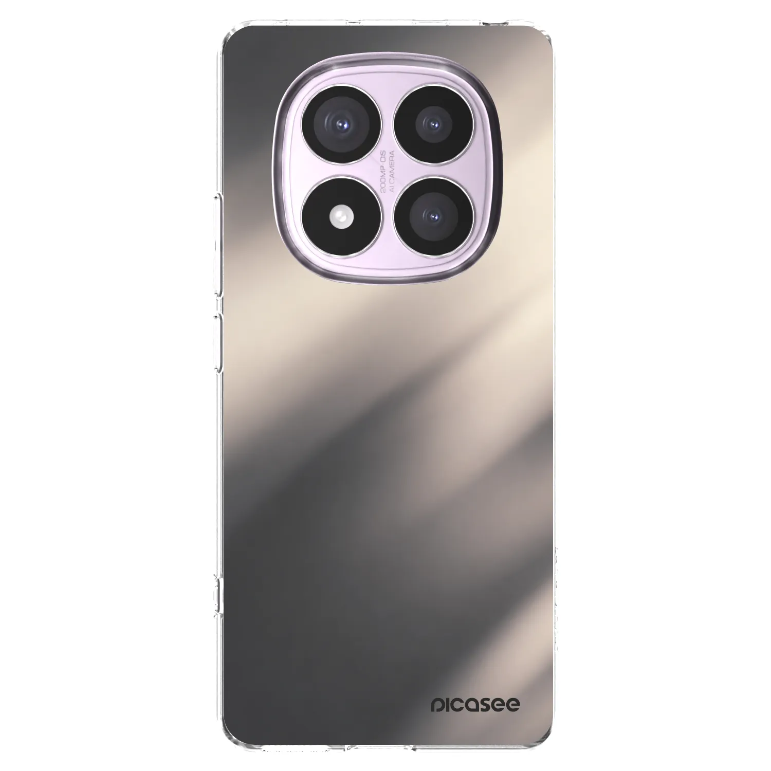 Picasee διαφανής θήκη σιλικόνης Xiaomi Redmi Note 14 Pro 5G - Smoky Beige