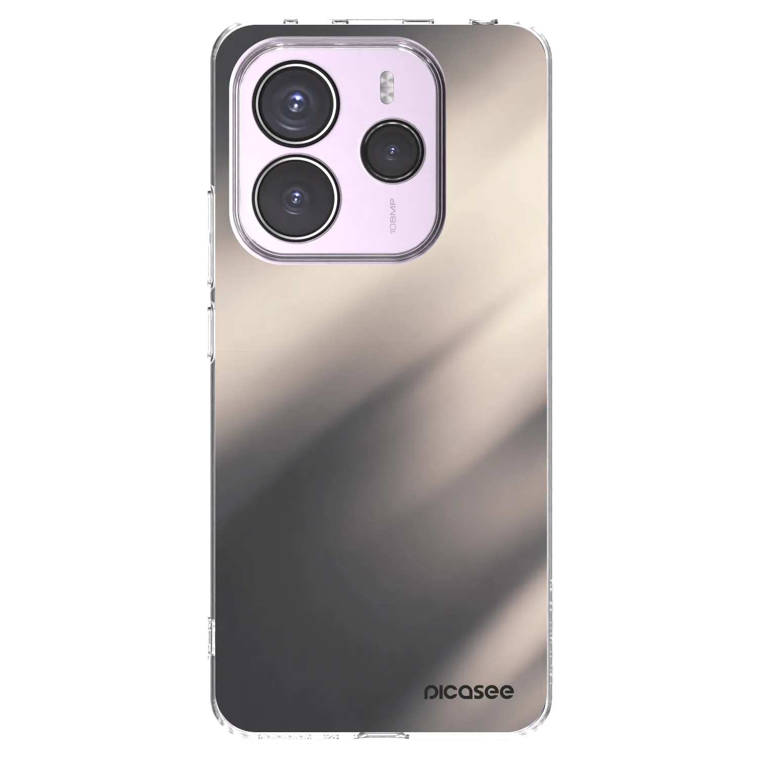 Picasee διαφανής θήκη σιλικόνης Xiaomi Redmi Note 14 5G - Smoky Beige