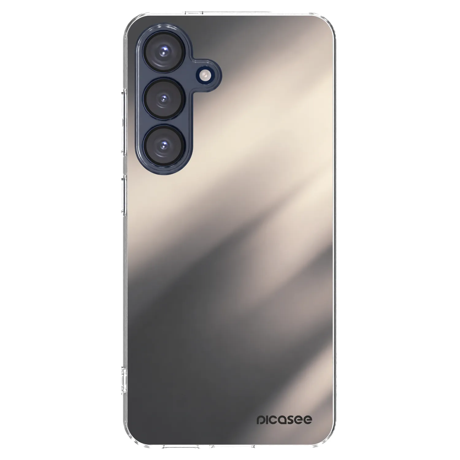 Picasee διαφανής θήκη σιλικόνης Samsung Galaxy S25 5G - Smoky Beige