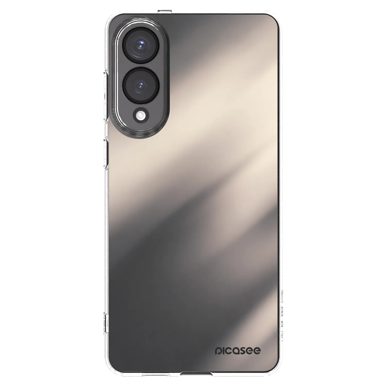 Picasee διαφανής θήκη σιλικόνης Samsung Galaxy S25 Edge 5G - Smoky Beige
