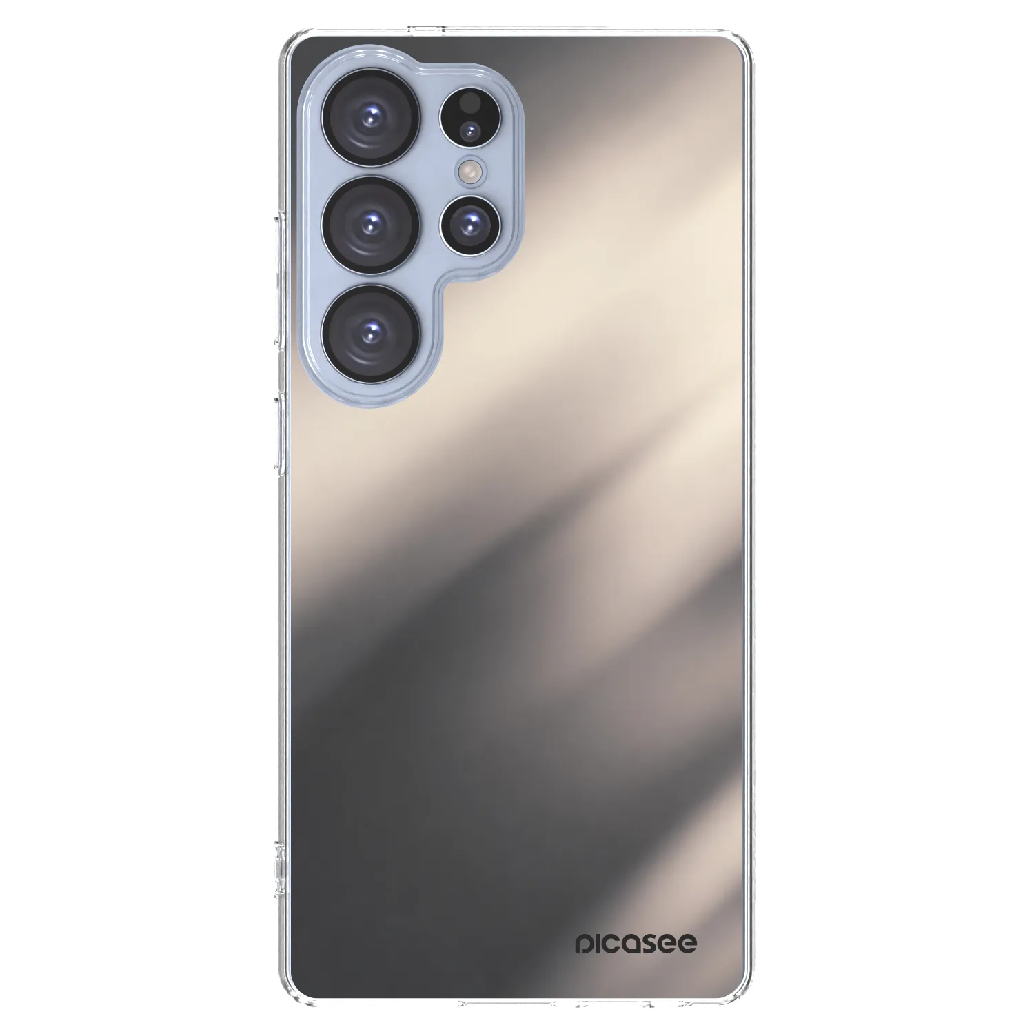 Picasee διαφανής θήκη σιλικόνης Samsung Galaxy S25 Ultra 5G - Smoky Beige