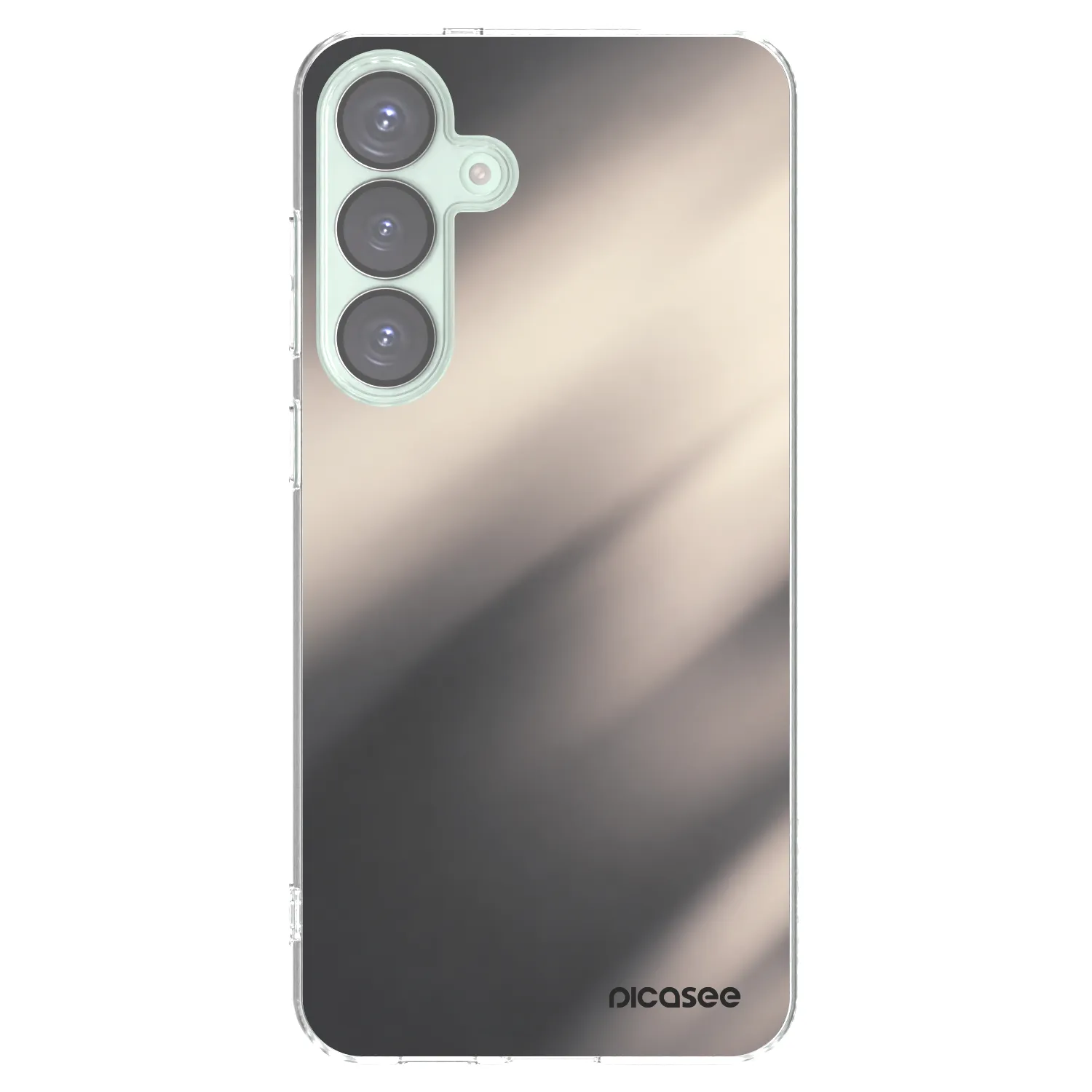 Picasee διαφανής θήκη σιλικόνης Samsung Galaxy S25+ 5G - Smoky Beige