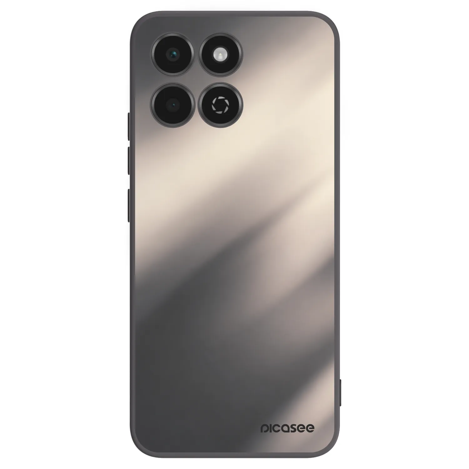 Picasee Μαύρη θήκη σιλικόνης για Honor 200 Smart 5G - Smoky Beige