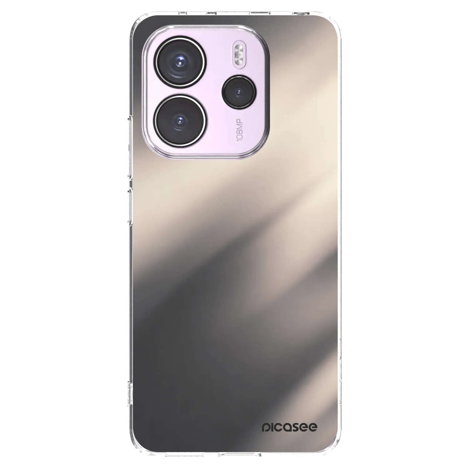 Picasee διαφανής θήκη σιλικόνης Xiaomi Redmi Note 14 4G - Smoky Beige