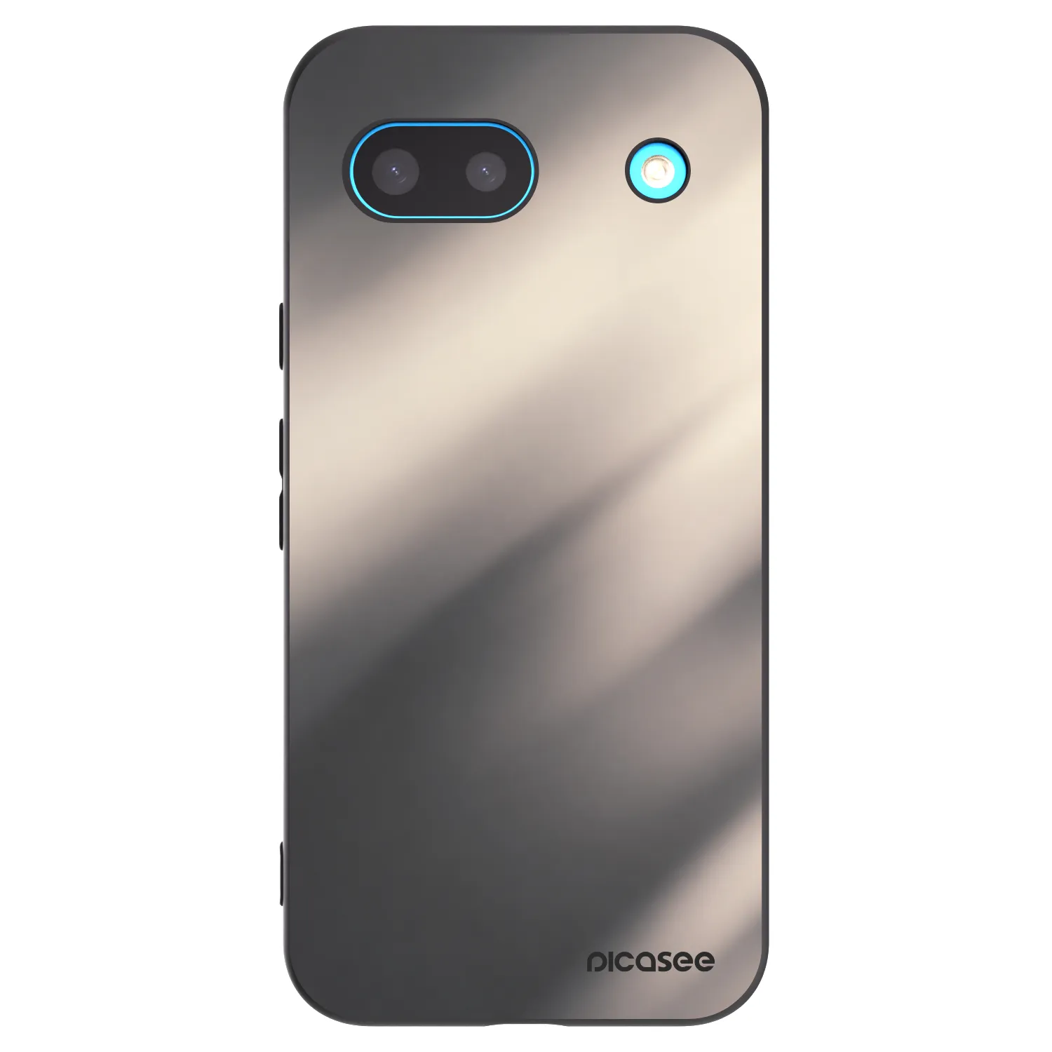 Picasee Μαύρη θήκη σιλικόνης για Google Pixel 8 - Smoky Beige