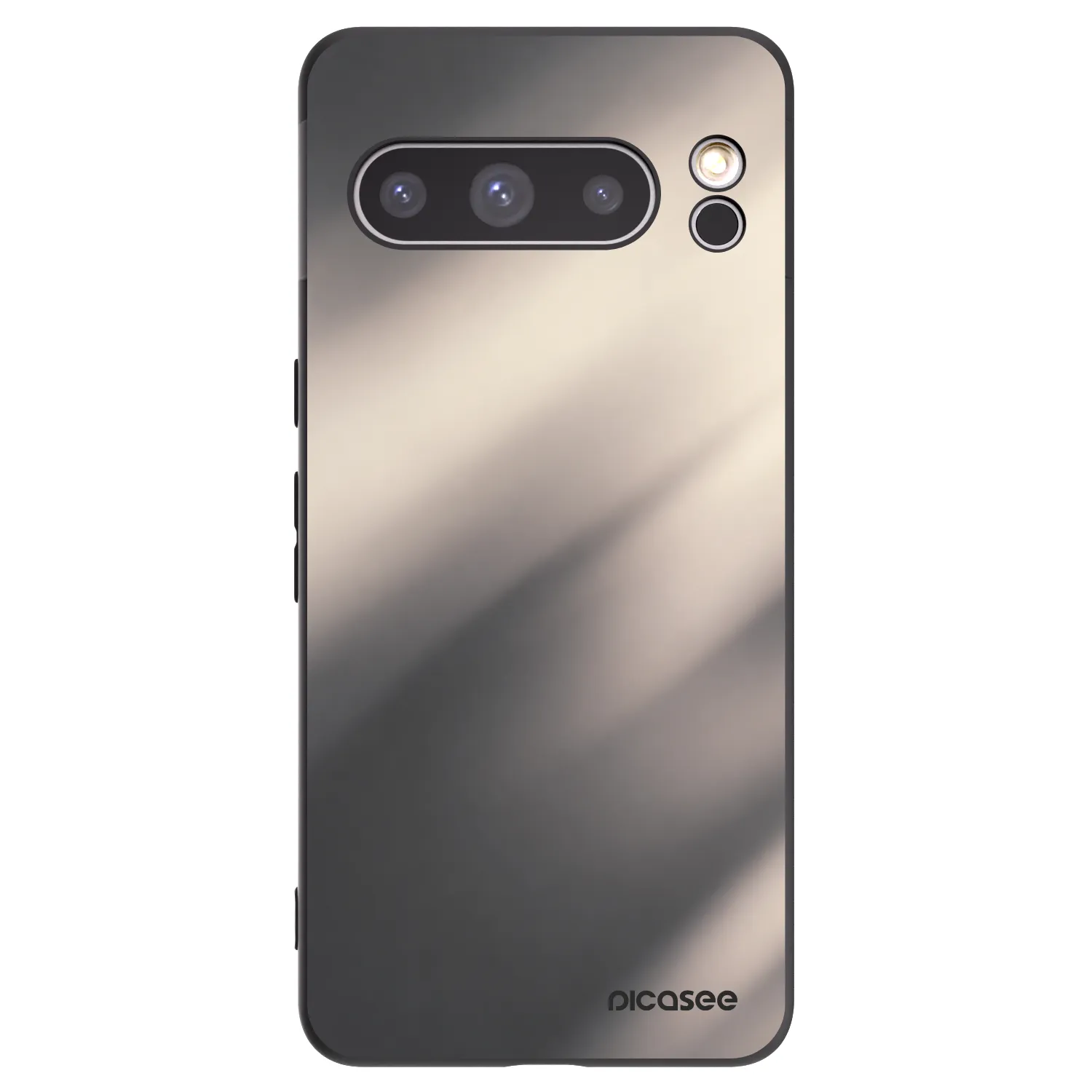 Picasee Μαύρη θήκη σιλικόνης για Google Pixel 8 Pro - Smoky Beige