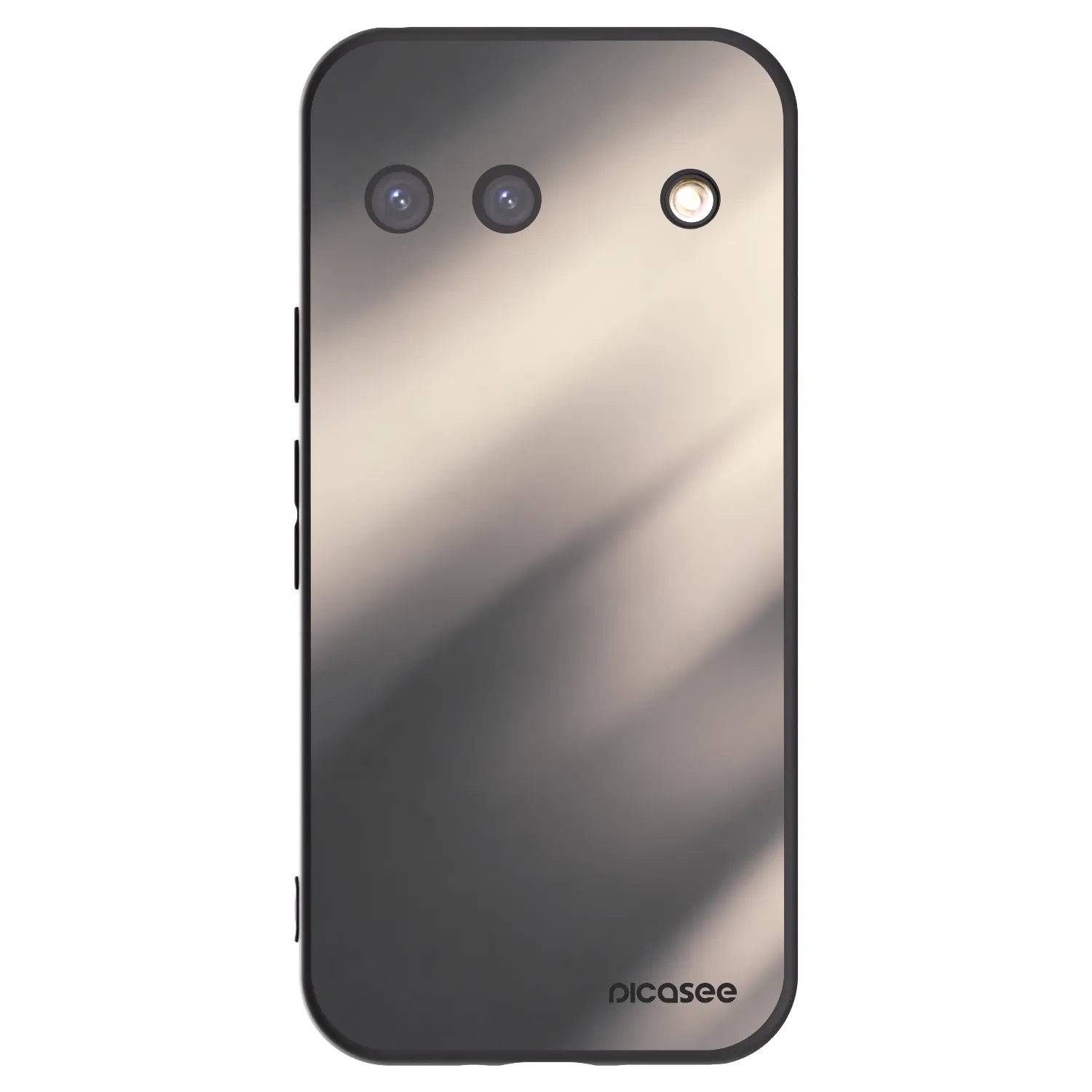 Picasee Μαύρη θήκη σιλικόνης για Google Pixel 9 - Smoky Beige