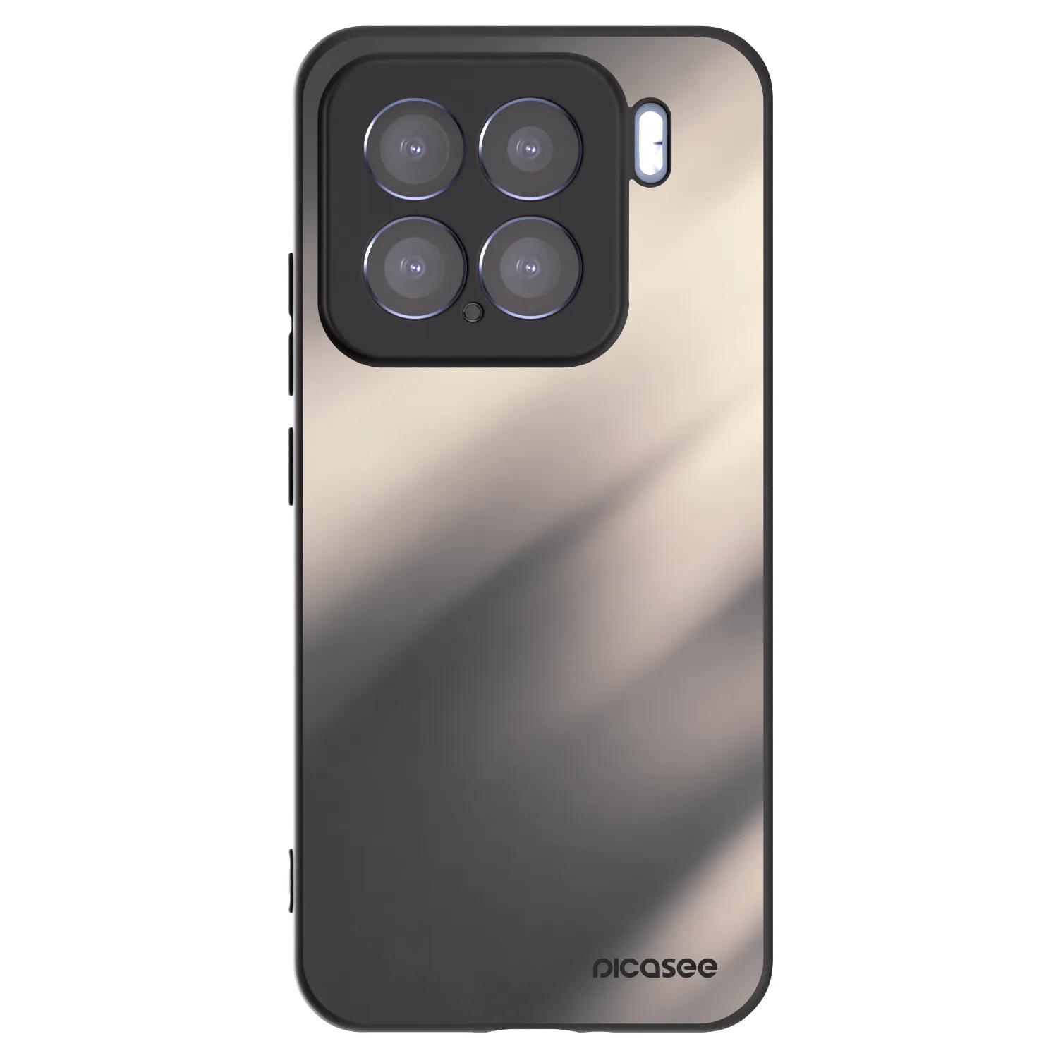 Picasee Μαύρη θήκη σιλικόνης για Xiaomi 15 - Smoky Beige