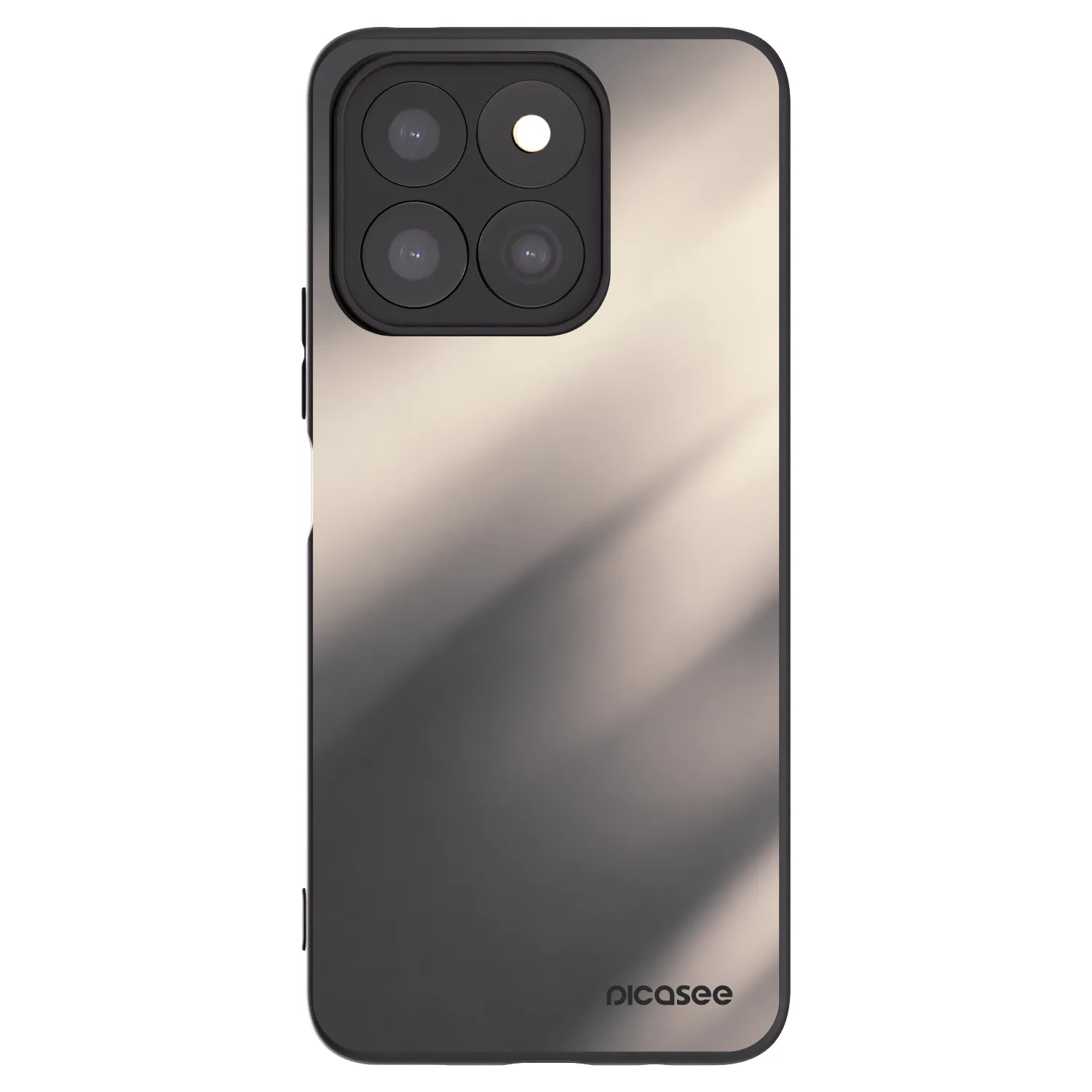 Picasee Μαύρη θήκη σιλικόνης για Honor X8c - Smoky Beige
