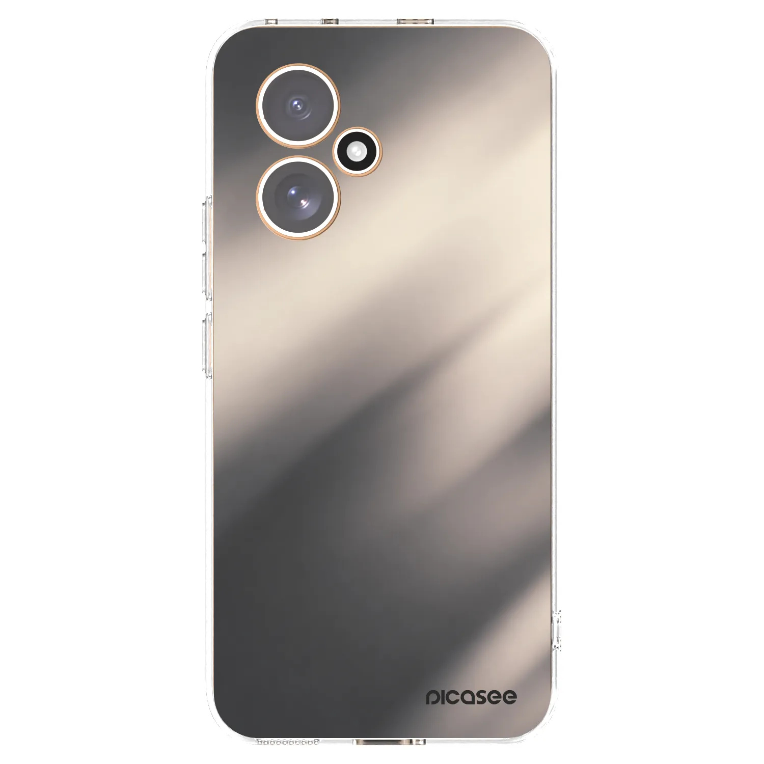 Picasee διαφανής θήκη σιλικόνης Honor 400 5G - Smoky Beige