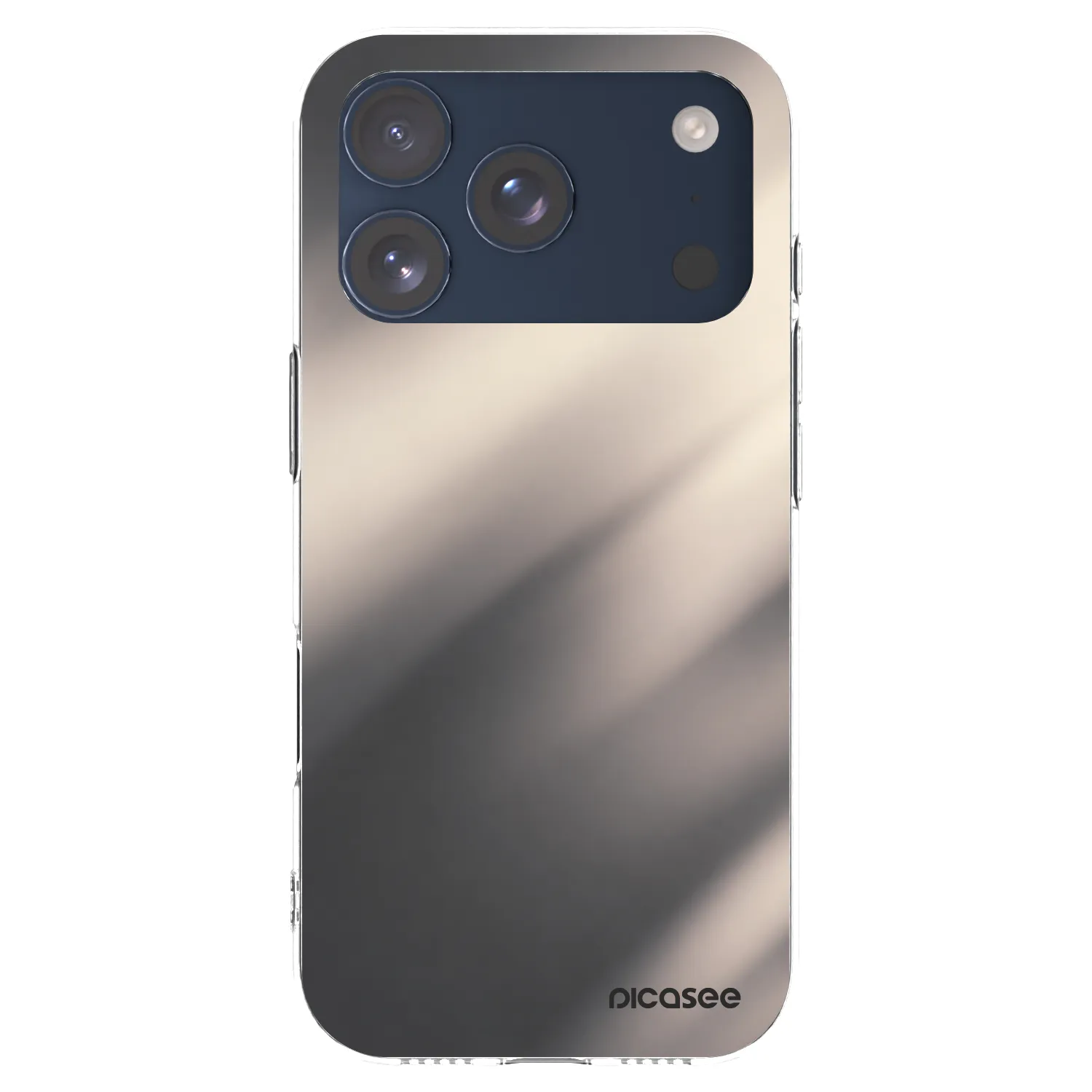 Picasee διαφανής θήκη σιλικόνης Apple iPhone 17 Pro - Smoky Beige