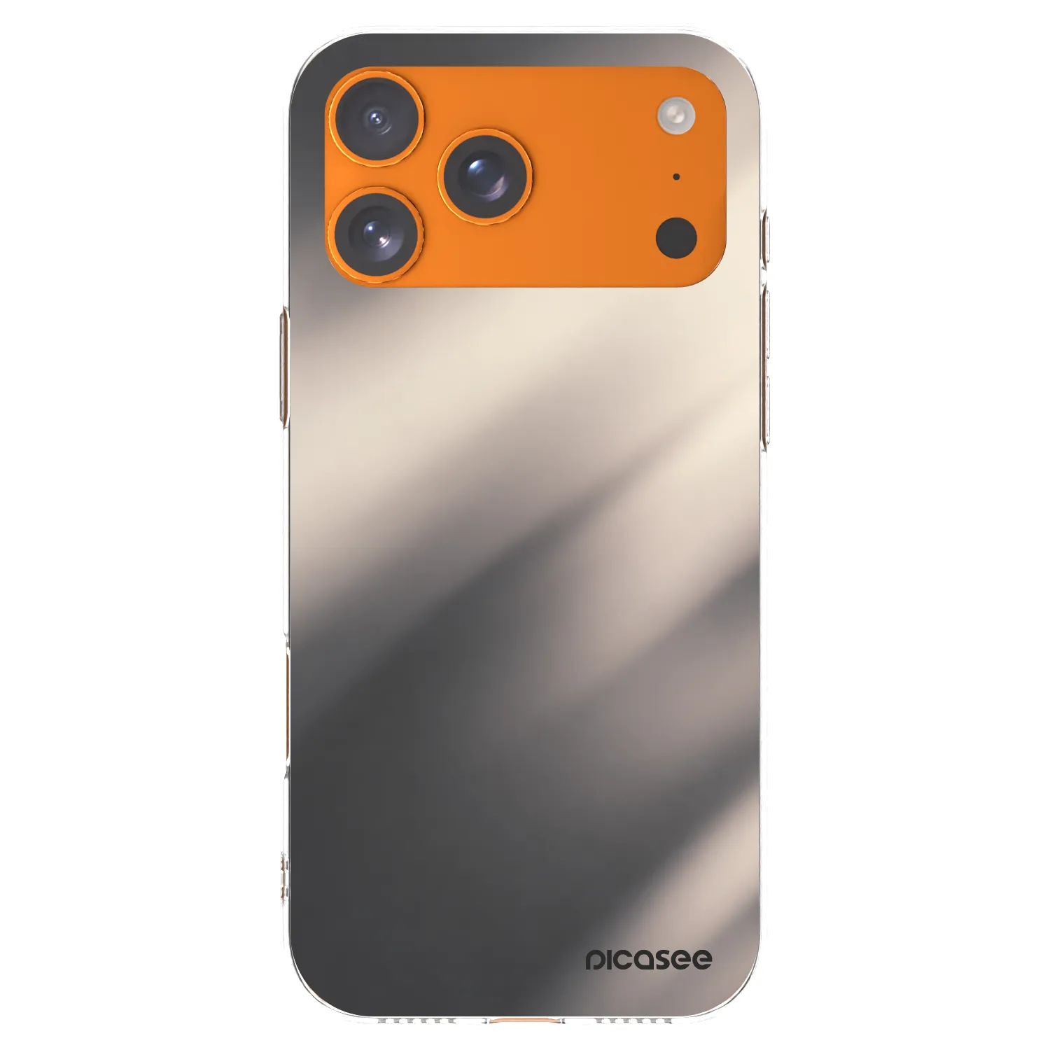 Picasee διαφανής θήκη σιλικόνης Apple iPhone 17 Pro Max - Smoky Beige