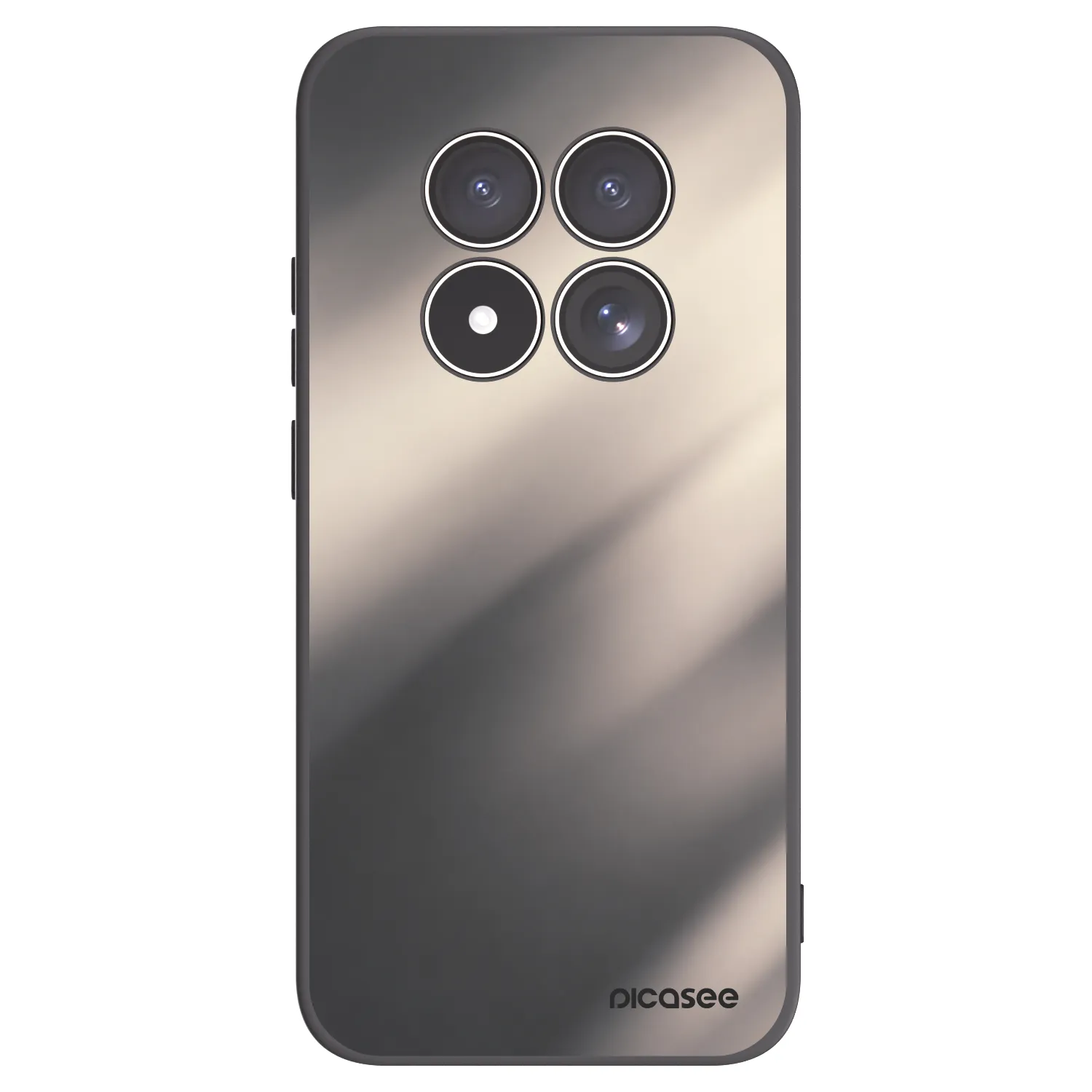 Picasee Μαύρη θήκη σιλικόνης για Xiaomi Redmi Note 15 Pro 4G - Smoky Beige
