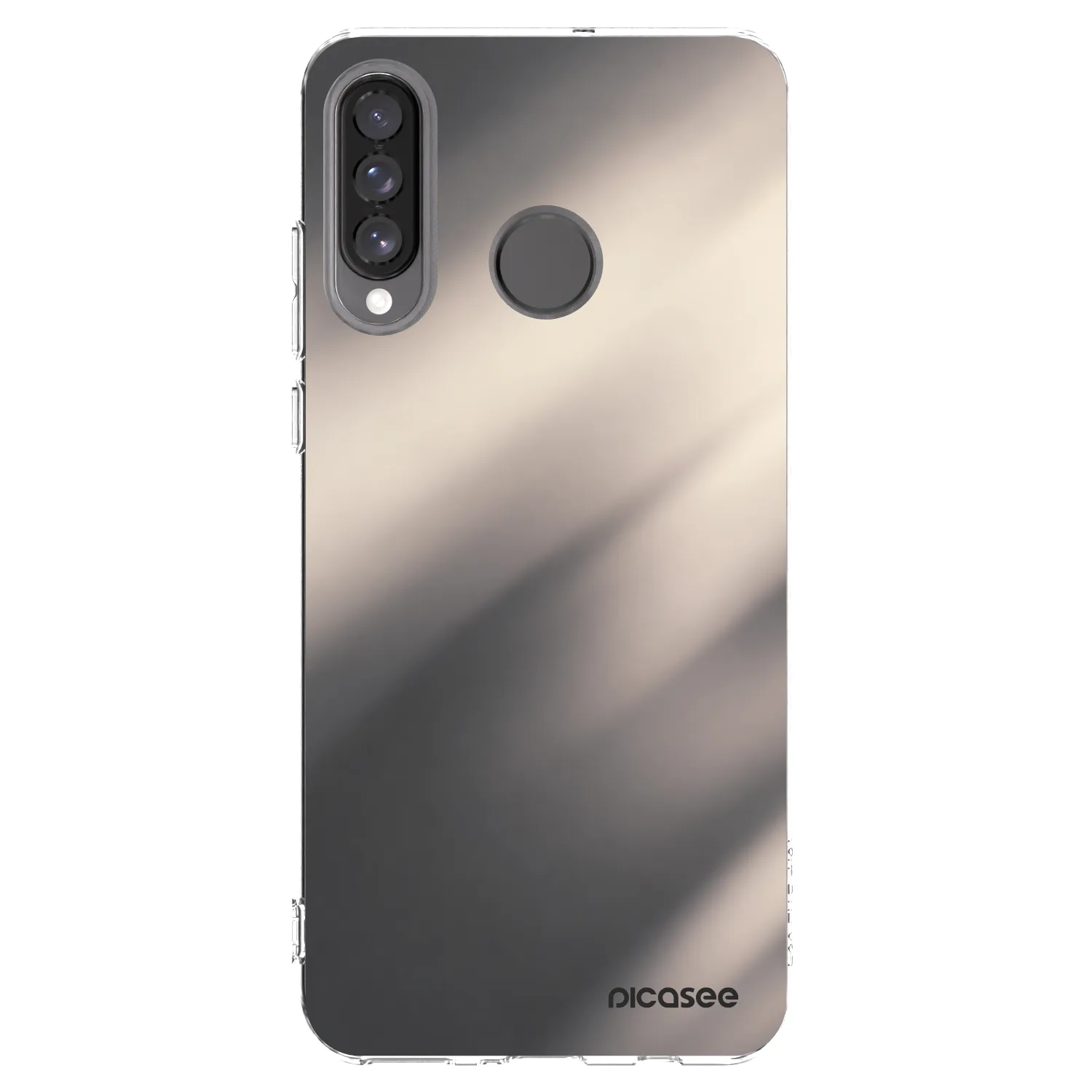 Picasee διαφανής θήκη σιλικόνης Huawei P30 Lite - Smoky Beige