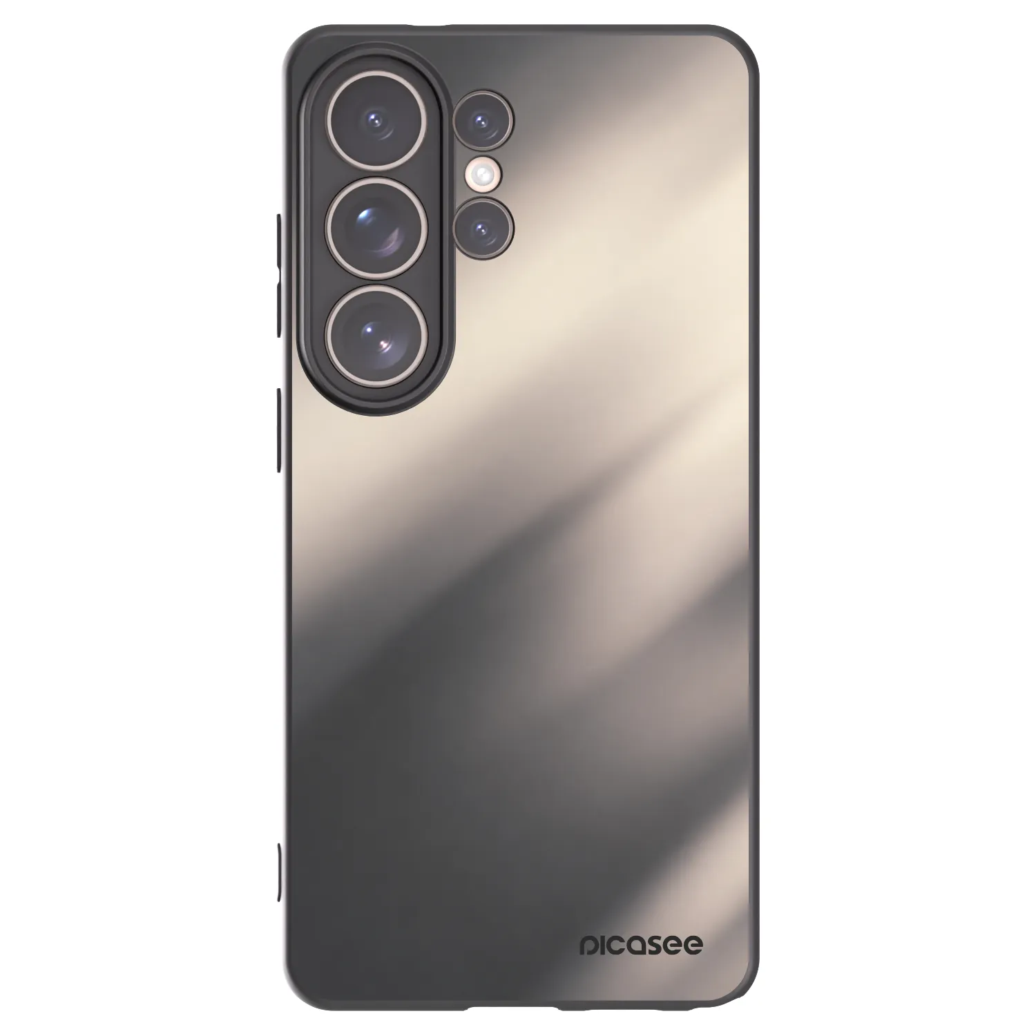 Picasee Μαύρη θήκη σιλικόνης για Samsung Galaxy S26 Ultra - Smoky Beige