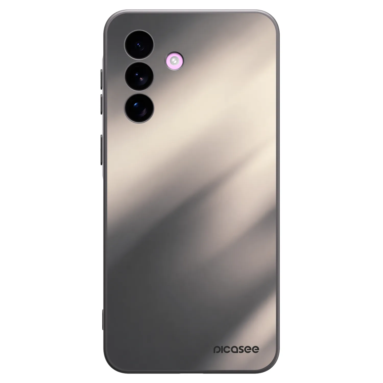 Picasee Μαύρη θήκη σιλικόνης για Samsung Galaxy A57 5G - Smoky Beige