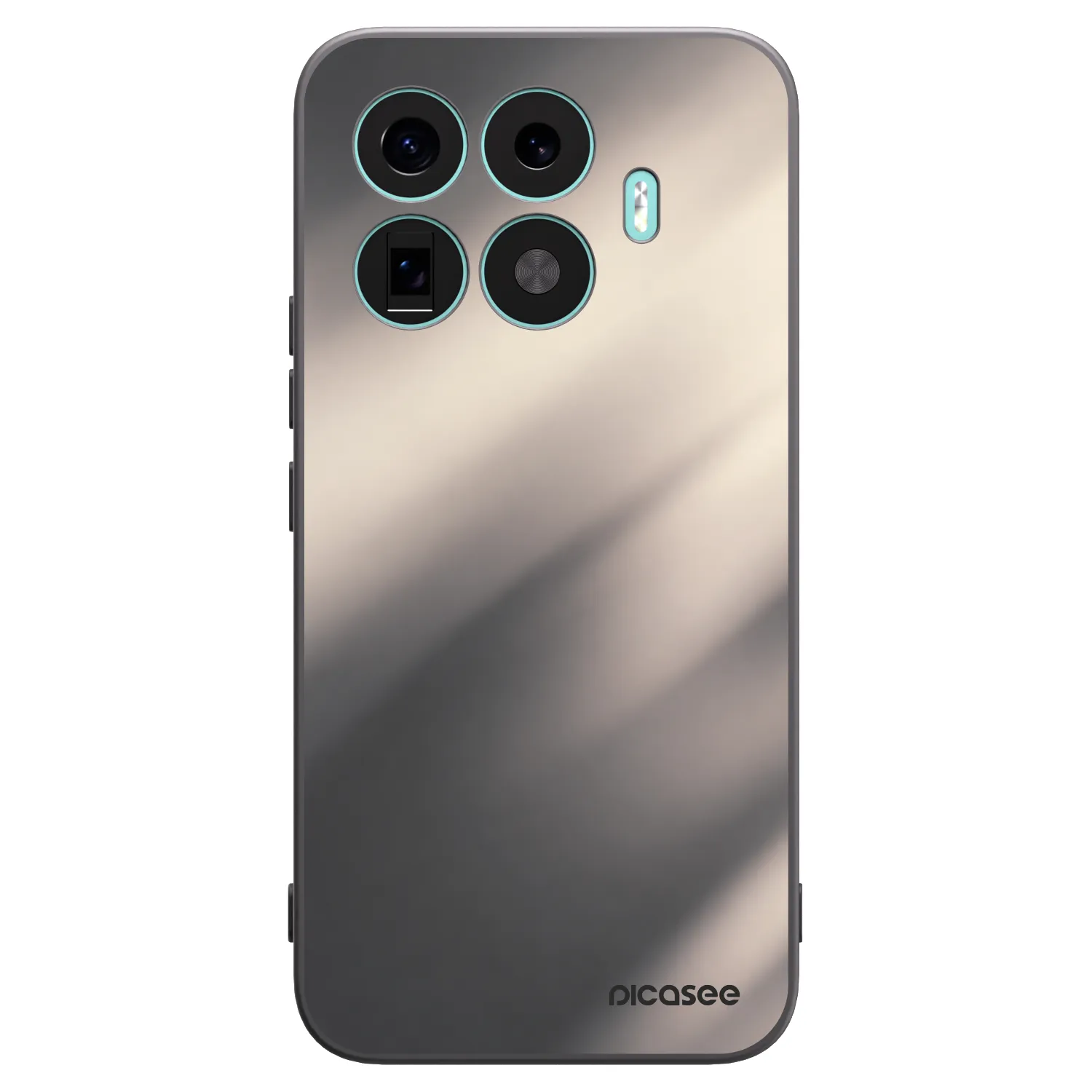 Picasee Μαύρη θήκη σιλικόνης για Xiaomi 17T Pro - Smoky Beige