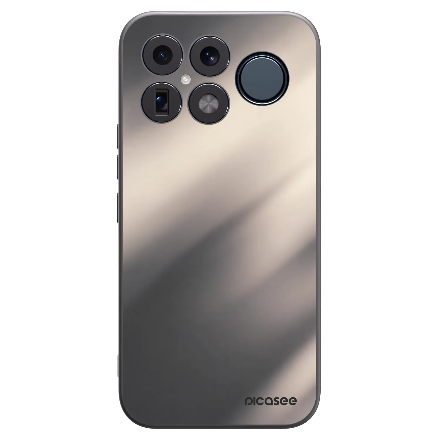 Picasee Μαύρη θήκη σιλικόνης για Xiaomi Poco F8 Ultra - Smoky Beige