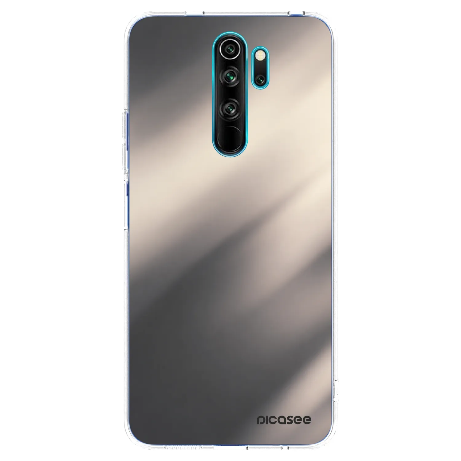 Picasee διαφανής θήκη σιλικόνης Xiaomi Redmi Note 8 Pro - Smoky Beige