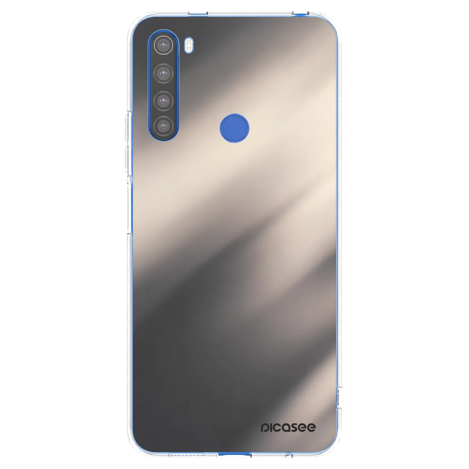 Picasee διαφανής θήκη σιλικόνης Xiaomi Redmi Note 8T - Smoky Beige