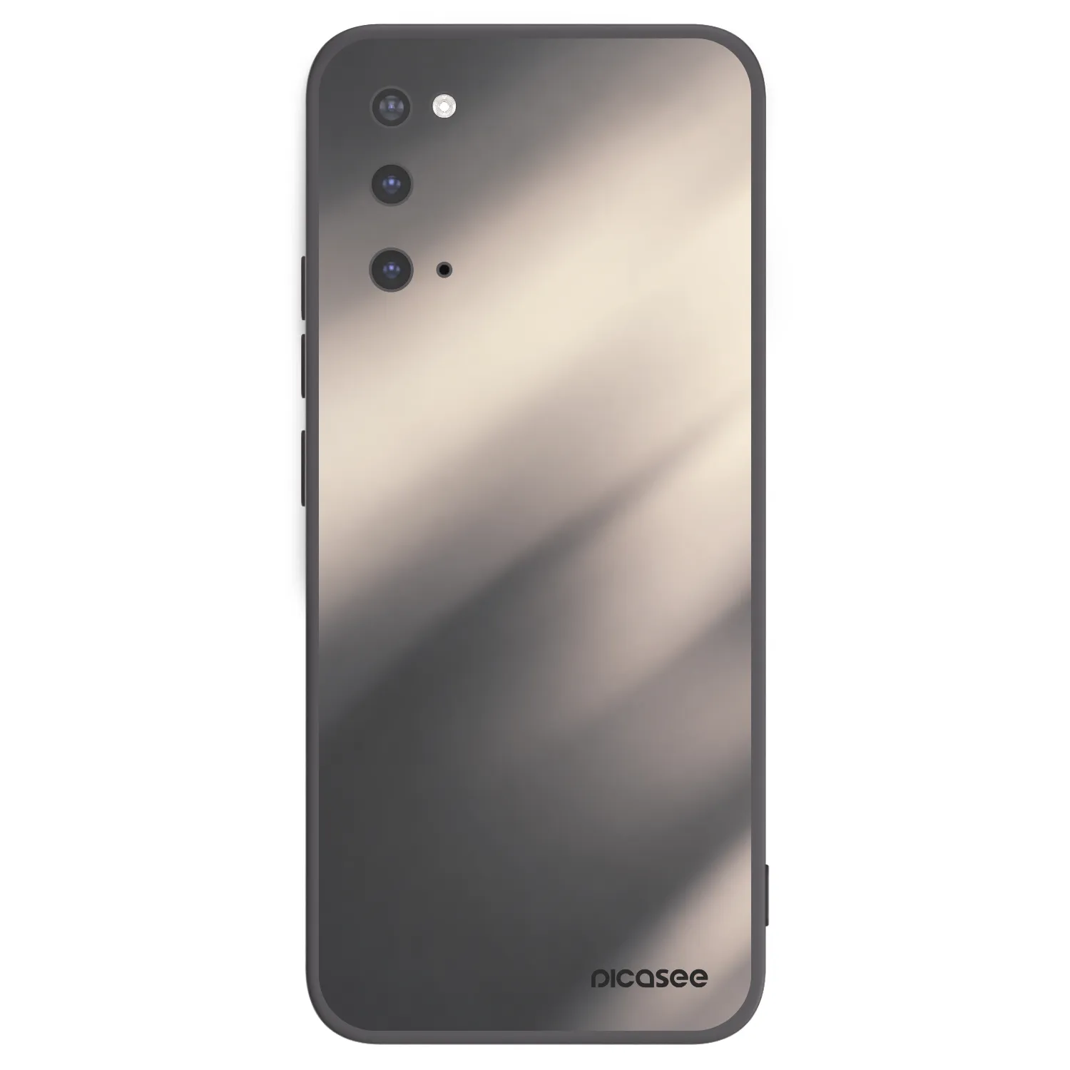 Picasee Μαύρη θήκη σιλικόνης για Samsung Galaxy S20 G980F - Smoky Beige