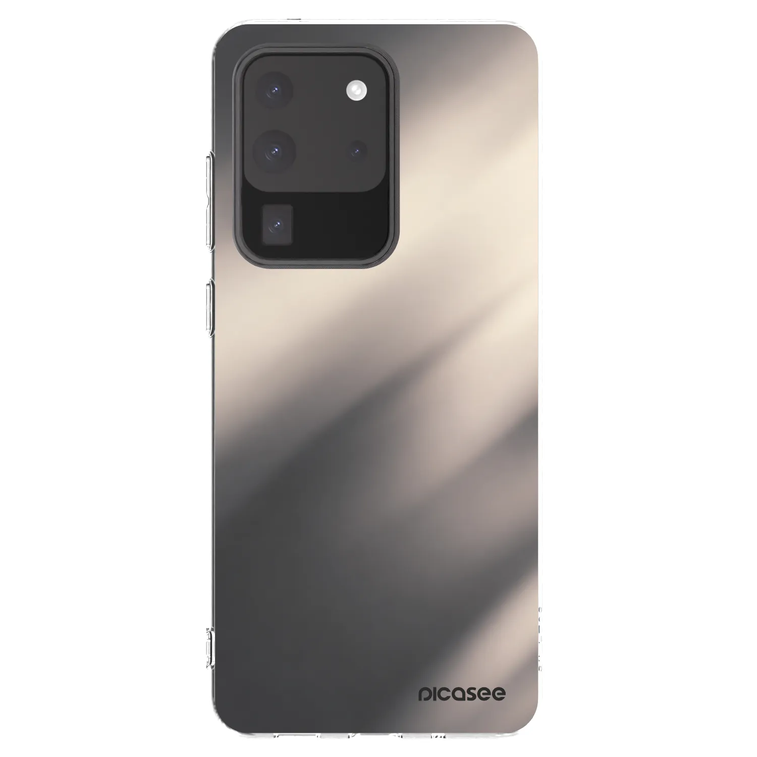 Picasee διαφανής θήκη σιλικόνης Samsung Galaxy S20 Ultra 5G G988F - Smoky Beige