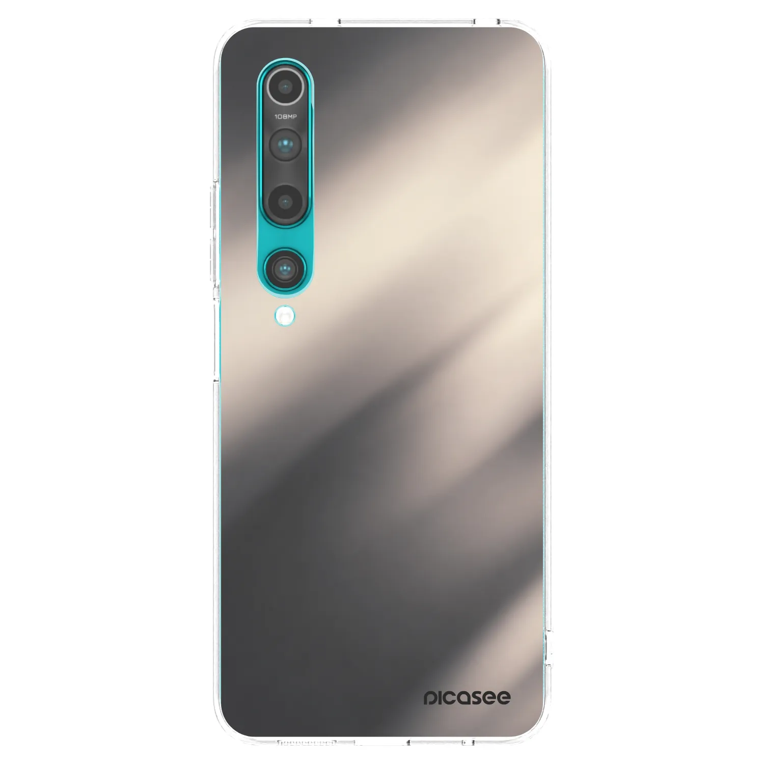 Picasee διαφανής θήκη σιλικόνης Xiaomi Mi 10 - Smoky Beige