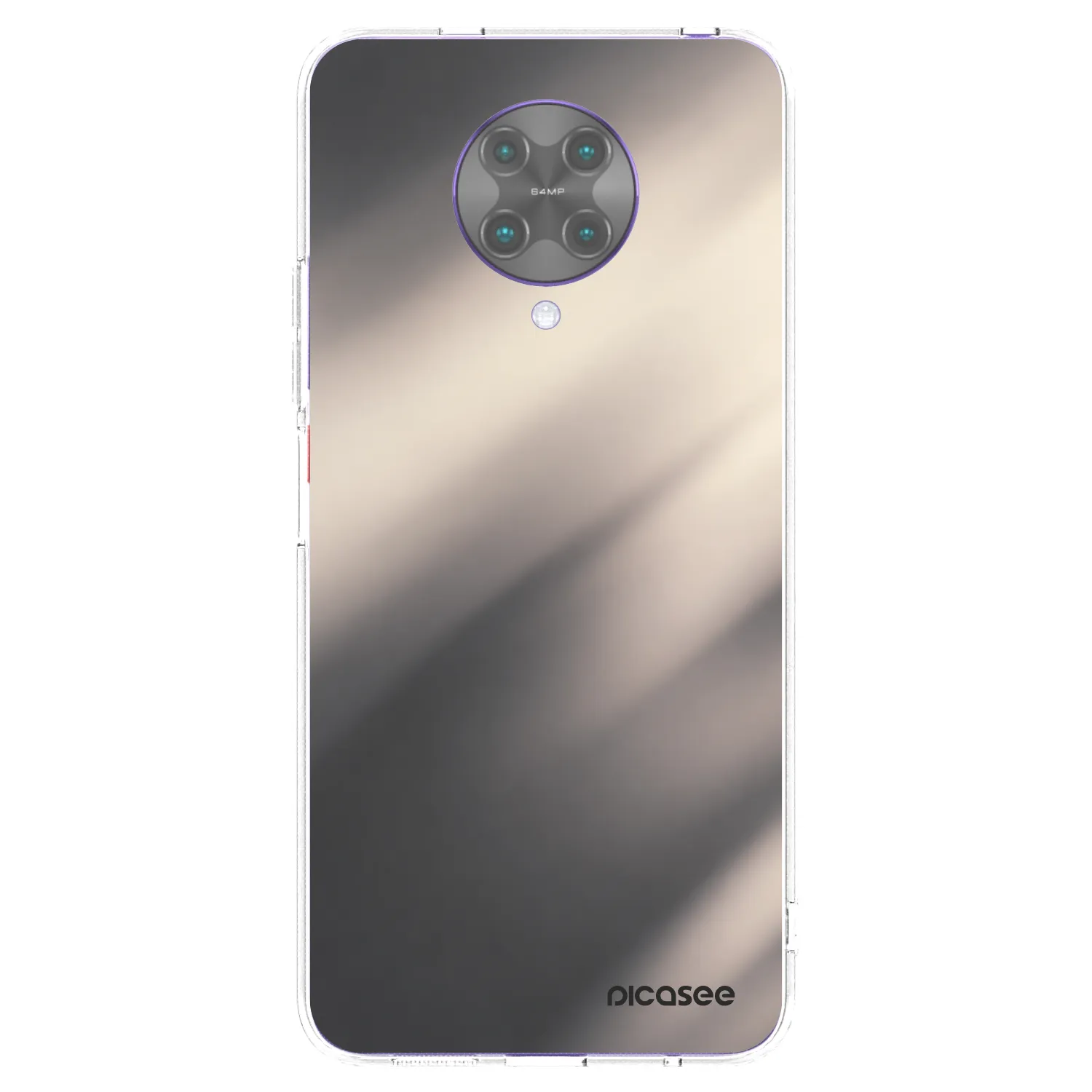 Picasee διαφανής θήκη σιλικόνης Xiaomi Poco F2 Pro - Smoky Beige