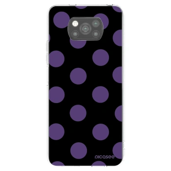 Picasee Μαύρη θήκη σιλικόνης για Xiaomi Poco X3 - Big flickers