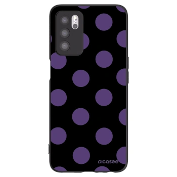 Picasee Μαύρη θήκη σιλικόνης για OPPO A16 - Big flickers