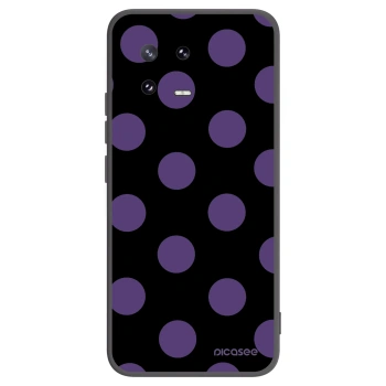 Picasee Μαύρη θήκη σιλικόνης για Xiaomi 13 Pro - Big flickers
