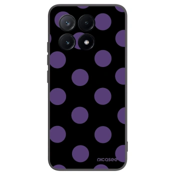Picasee Μαύρη θήκη σιλικόνης για Xiaomi Poco X6 Pro - Big flickers